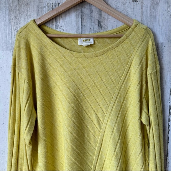 Anthropologie Maeve Devine Yellow Tunic Top Size XL - Picture 4 of 10
